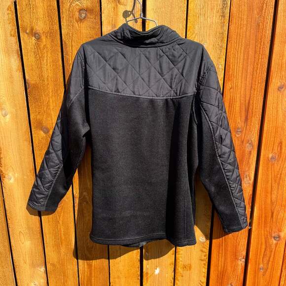 Swiss Tech Black Polyester Zip Up Jacket - Picture 6 of 7